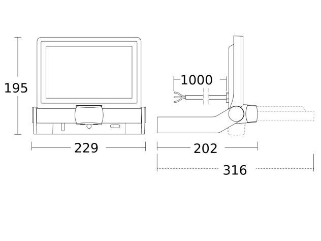 STEINEL XLED ONE S antraciet
